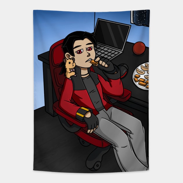 Marcus and Kirk Tapestry by Firestorm Fox