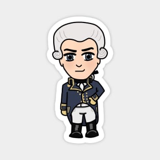 Chibi Marquis de la Fayette (Small Design) Magnet