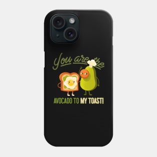 Avocado Toast Cool Avocado Couple Bread Chef Breakfast Phone Case