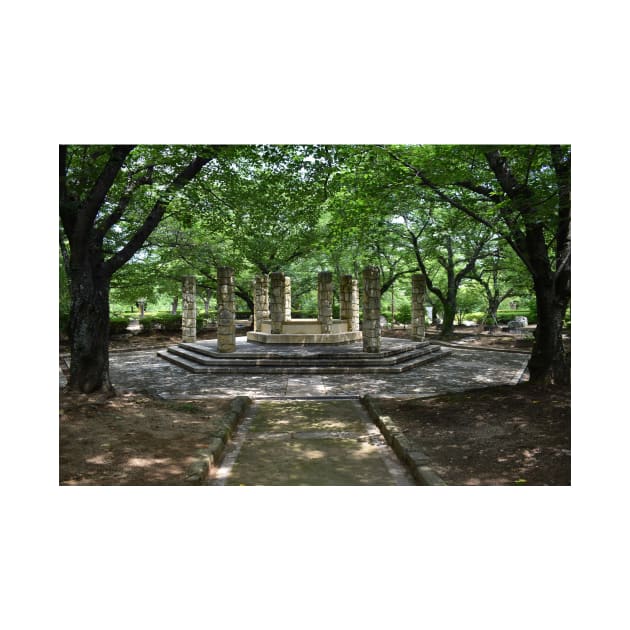 Himeji Castle Park Stone Octagon, Japan by IgorPozdnyakov