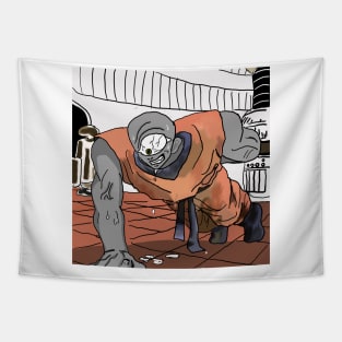 Cyclop push up Tapestry