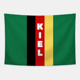 Kiel City in German Flag Vertical Tapestry