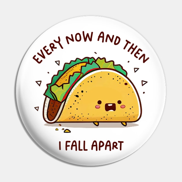 Taco Eclipse Of The Heart Pin by Three Meat Curry