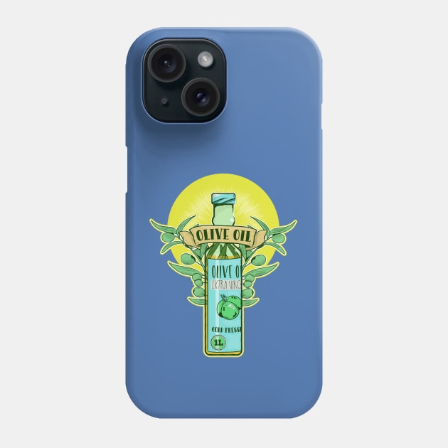 Bottle of olive oil Phone Case by mailboxdisco
