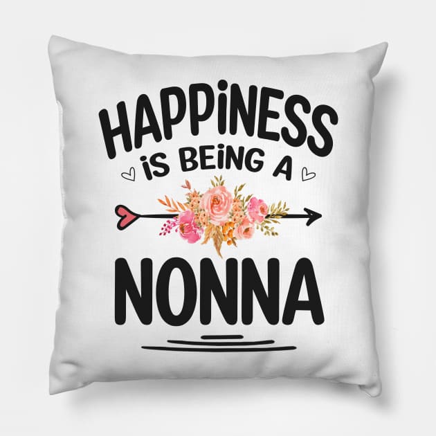 Nonna happiness is being a nonna Pillow by Bagshaw Gravity