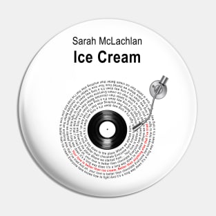 ICE CREAM LYRICS ILLUSTRATIONS Pin