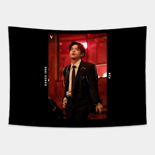 BTS V: Dark Theme #1 Tapestry