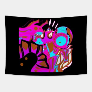 divine alien ecopop Tapestry