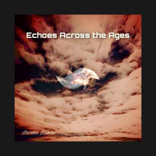 Echoes across the Ages Album Cover Art Minimalist Square Designs Marako + Marcus The Anjo Project Band T-Shirt