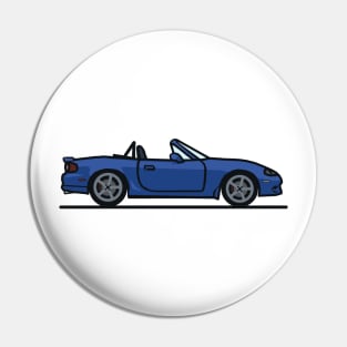 Jet Blue Mazda Miata Pin