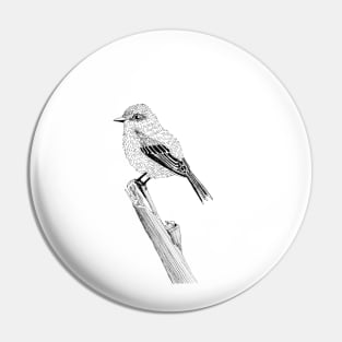 Vermillion Flycatcher Bird Pin