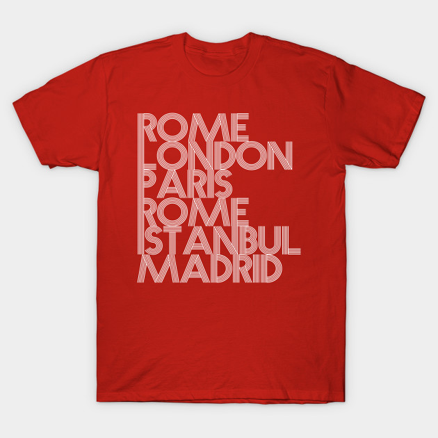 liverpool european cup t shirts