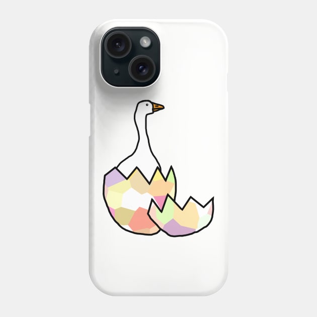 Goose Hatching from Easter Egg Phone Case by ellenhenryart