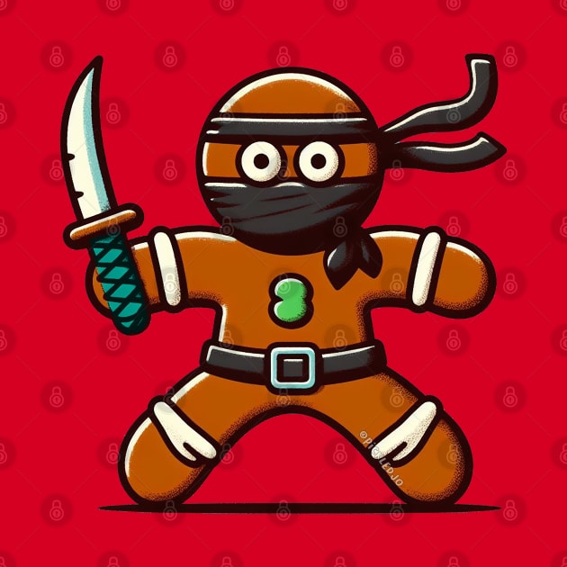 Ninjabread man with sword by Sketchy