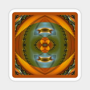 Serpent Mound Cymatics 45 Magnet