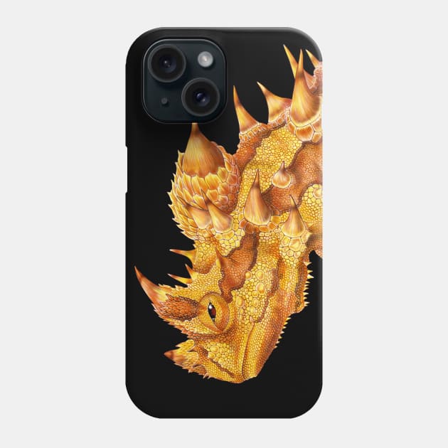 Thorny Devil Phone Case by Tim Jeffs Art