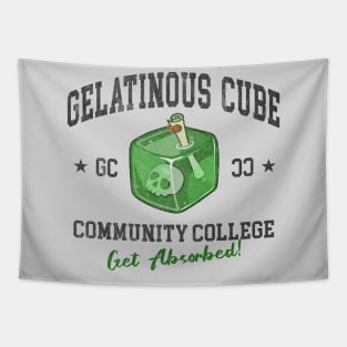 Gelatinous Cube Community College Tapestry