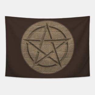 Pentagram on Wall Tapestry