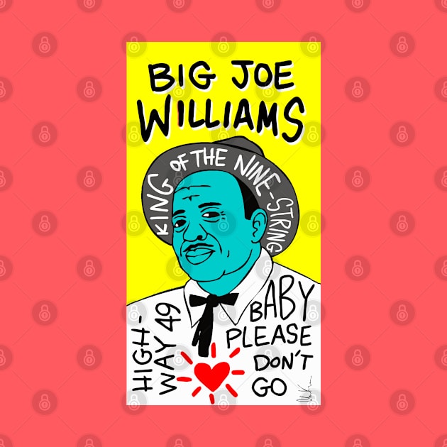 Big Joe Williams by krusefolkart