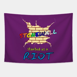 Stonewall Started As A Riot Tapestry