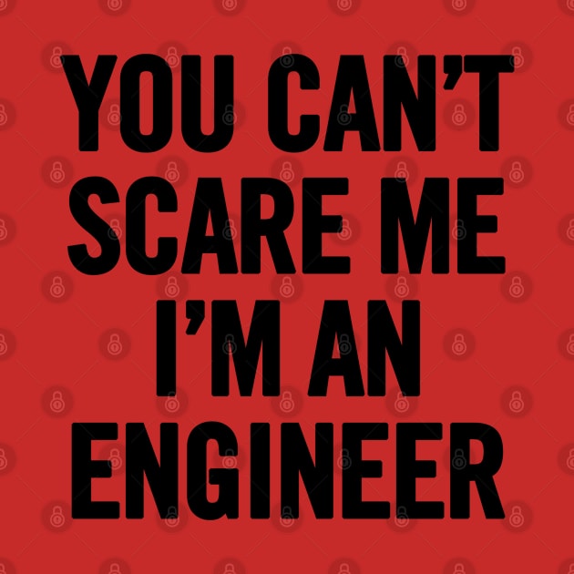 You Can't Scare Me I'm An Engineer by sergiovarela