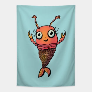 Cute Creature Chimera Tapestry