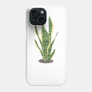 Snake Plant Illustration Phone Case