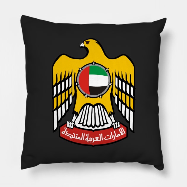 Emblem of the United Arab Emirates Pillow by Flags of the World