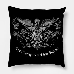 The Matrix Sent Their Agents - Tate Brothers Arrest - Tate Mindset Pillow