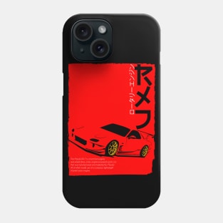 Mazda RX7 Rotary Engine Phone Case