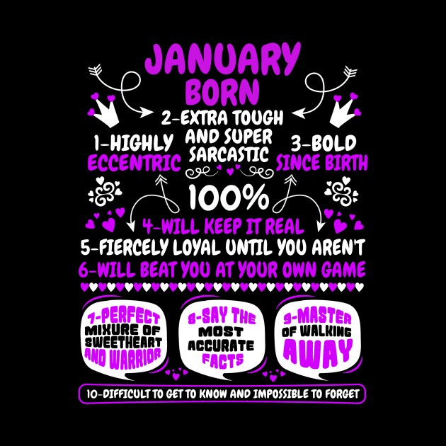 January Born by MCALTees