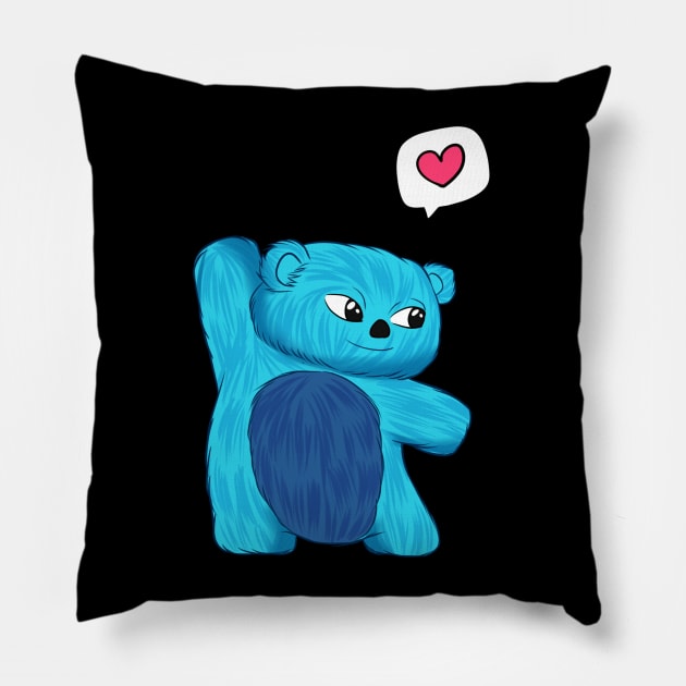 Beebo Loves you Pillow by ribeironathana