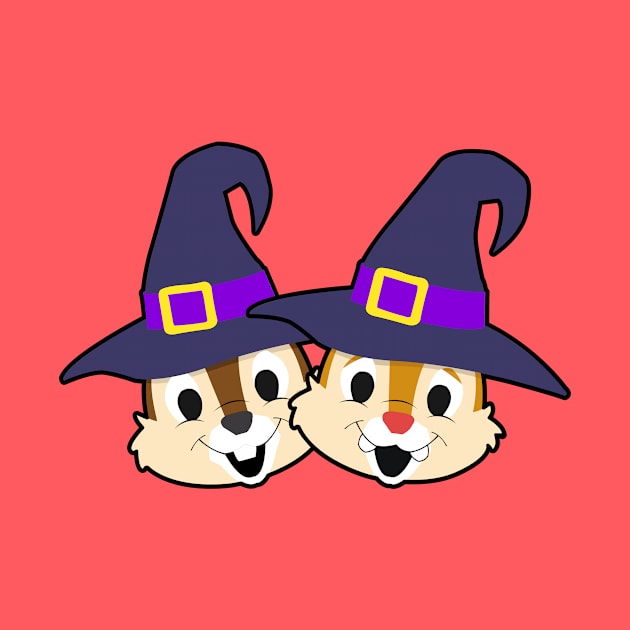 Halloween Chip Dale by LuisP96