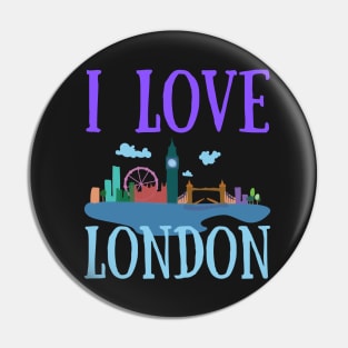 I Love London UK Travel more Wanderlust love Explore the city travel London souvenir Pin