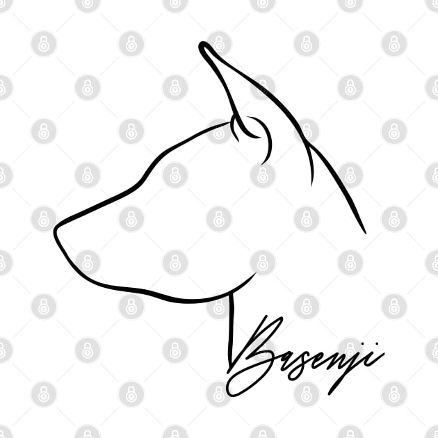 Proud Basenji profile dog lover by wilsigns