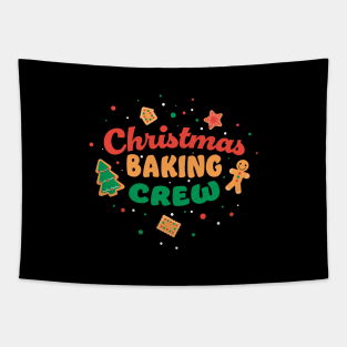 Christmas Baking Crew - funny baking Tapestry