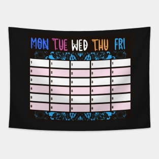 SCHOOL TIMETABLE Tapestry