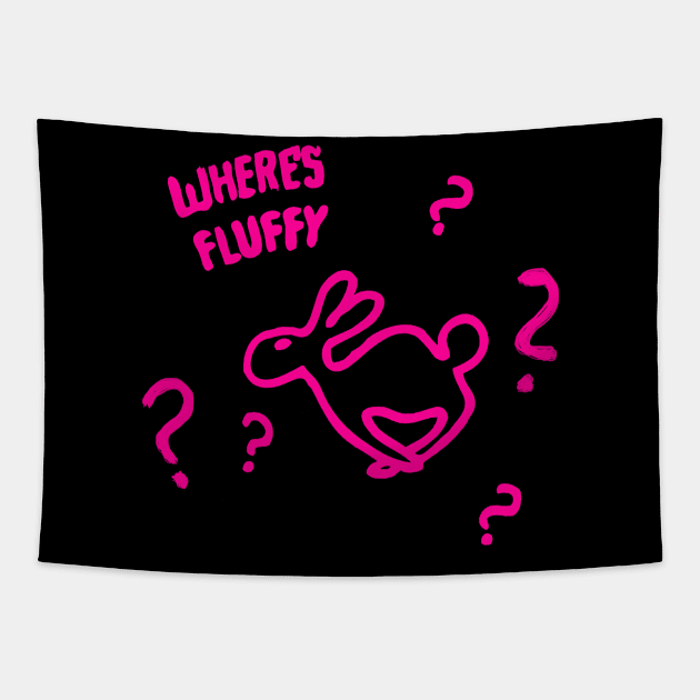 Where's Fluffy? Tapestry by StuckOnYou