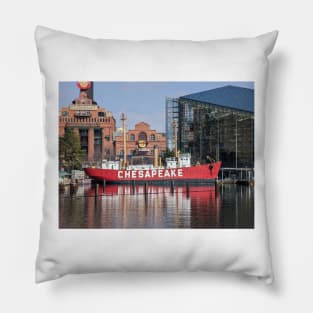 Chesapeake Lightship Pillow