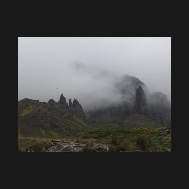 Climbing The Old Man Of Storr, Skye, Scotland by MagsWilliamson