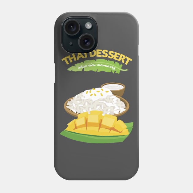 Khao Niew Mamuang Phone Case by KewaleeTee