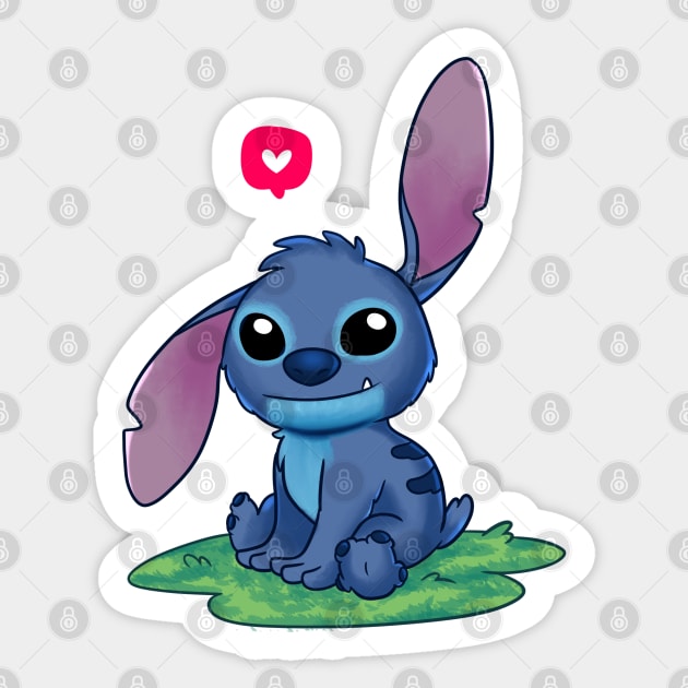 Stitch - Stitch - Sticker