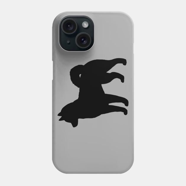 Alaskan Malamute Silhouette Phone Case by Coffee Squirrel