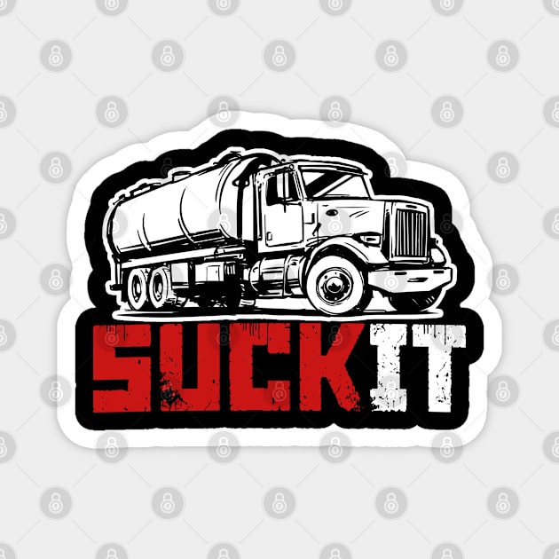 Vac Truck Magnet by Andreeastore  