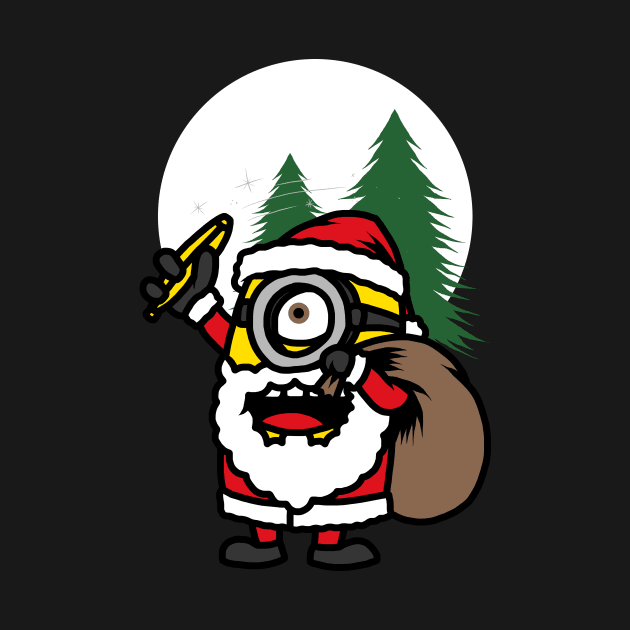 Christmas Santa Minions by CyberpunkTees