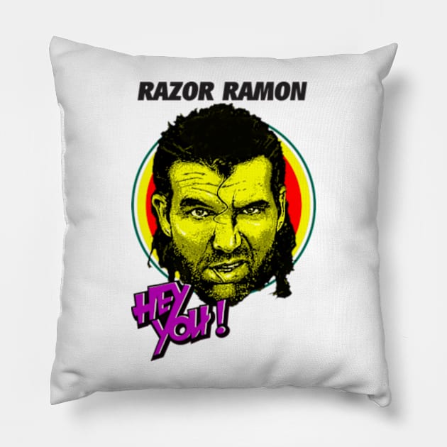 Hey You Razor Ramon 1958-2022 Thank For The Memories Pillow by RAINYDROP