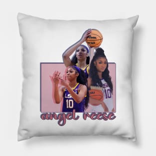 vintage style angel reese Pillow