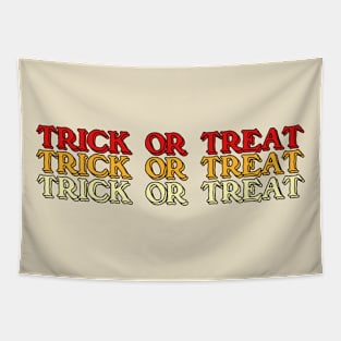 trick or treat vintage halloween custom Tapestry