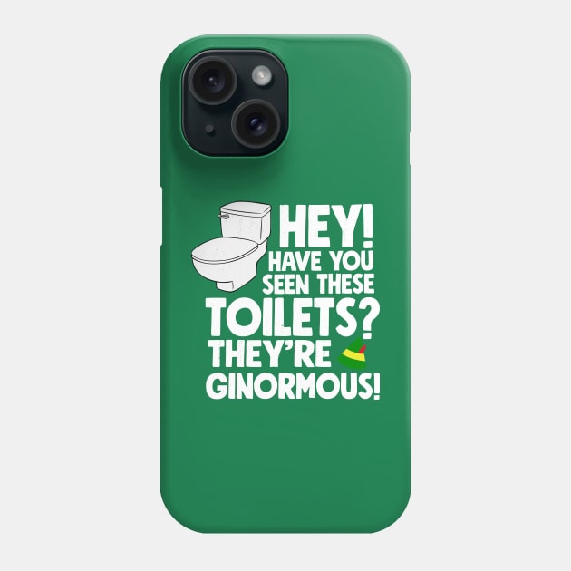 Hey! Have you seen these toilets? They're ginormous Phone Case by BodinStreet