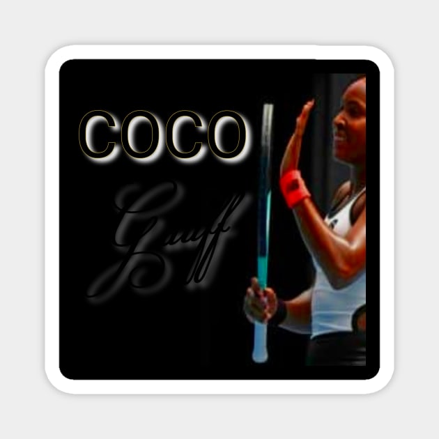 CoCo gauff Magnet by Light Up Glow 